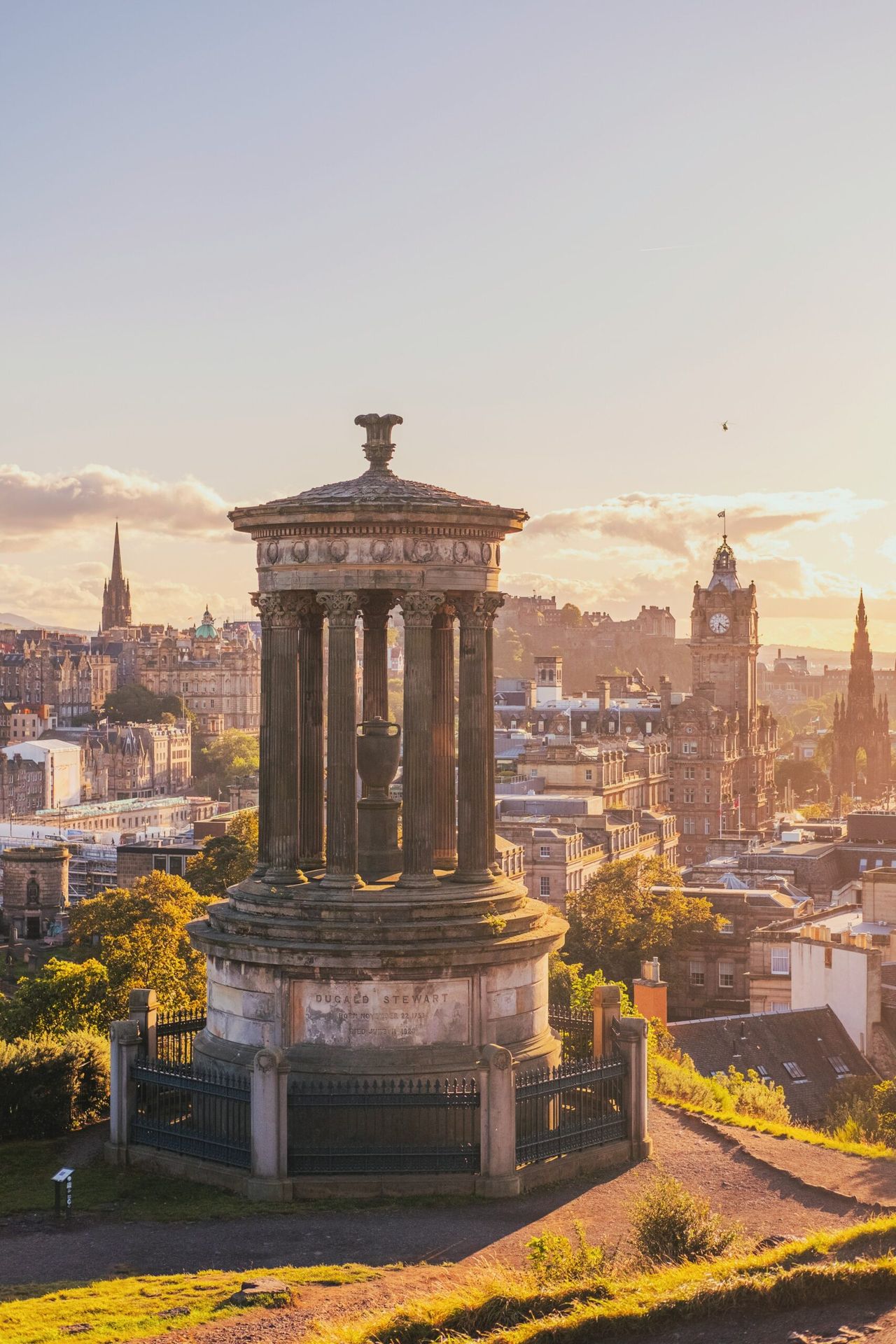 Edinburgh Cityscape panoramic view